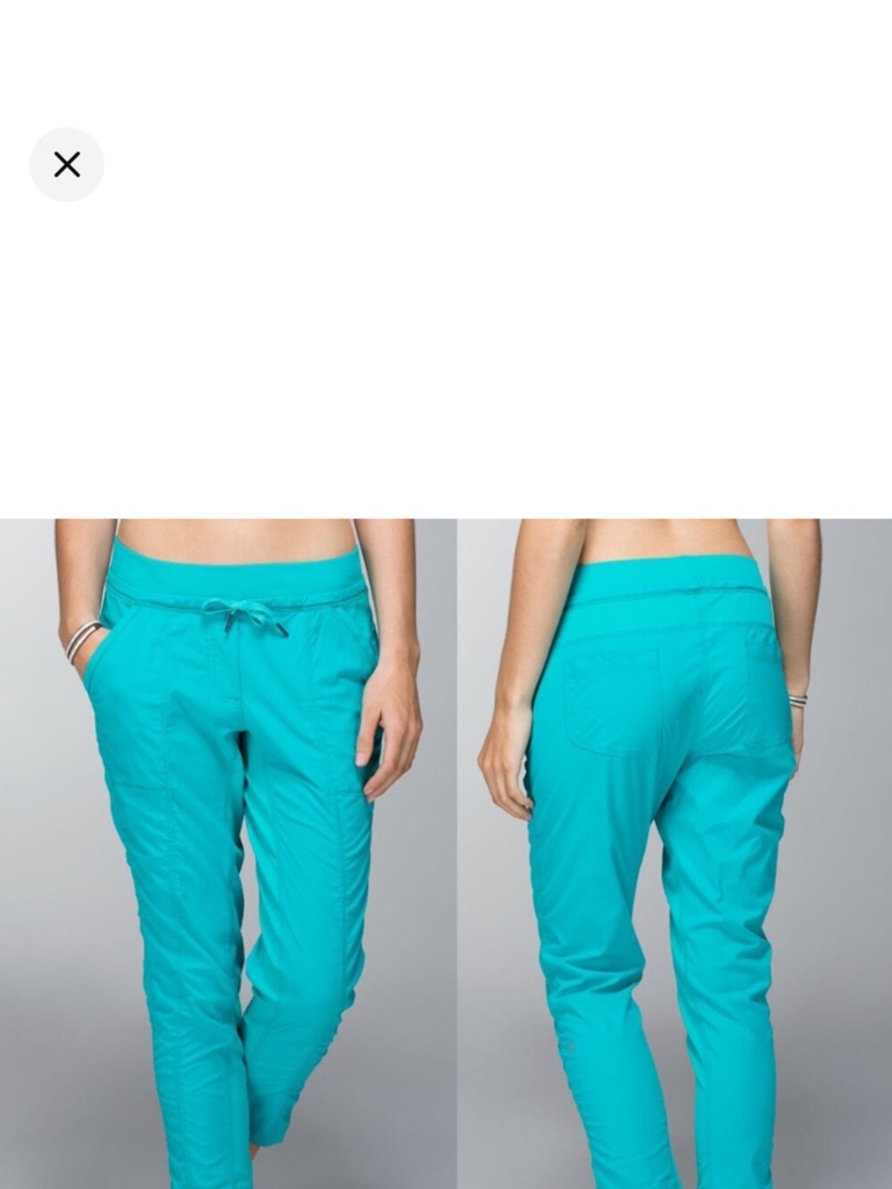 Lululemon Street To Studio Pant Unlined Blue Tropics 12